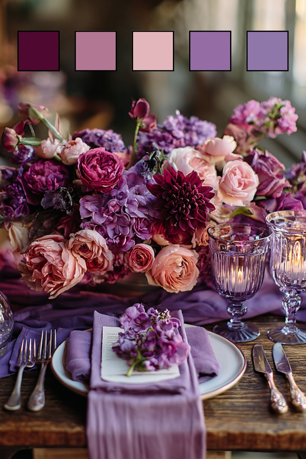 Wedding Colour Scheme Palette For Spring