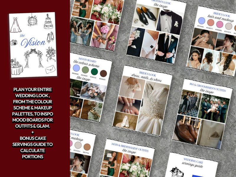 Whimsical Wedding Planner Template Bundle, Wedding Inspo