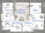 Whimsical Wedding Planner Template Bundle, Cover Pages